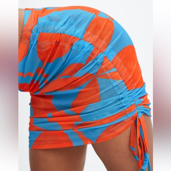 Sheer Fabletics Neon Retro Skirt - Picture 5 of 8